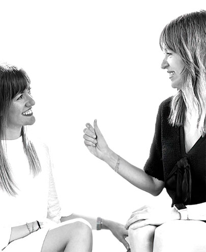 Isabel Rubio y Ruth Prieto 